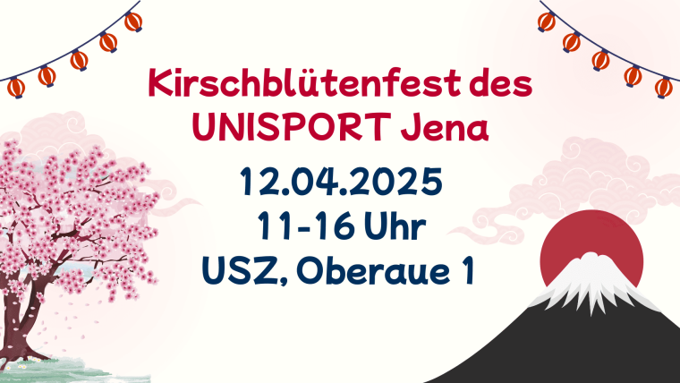 Kirschblütenfest UNISPORT Jena 2025